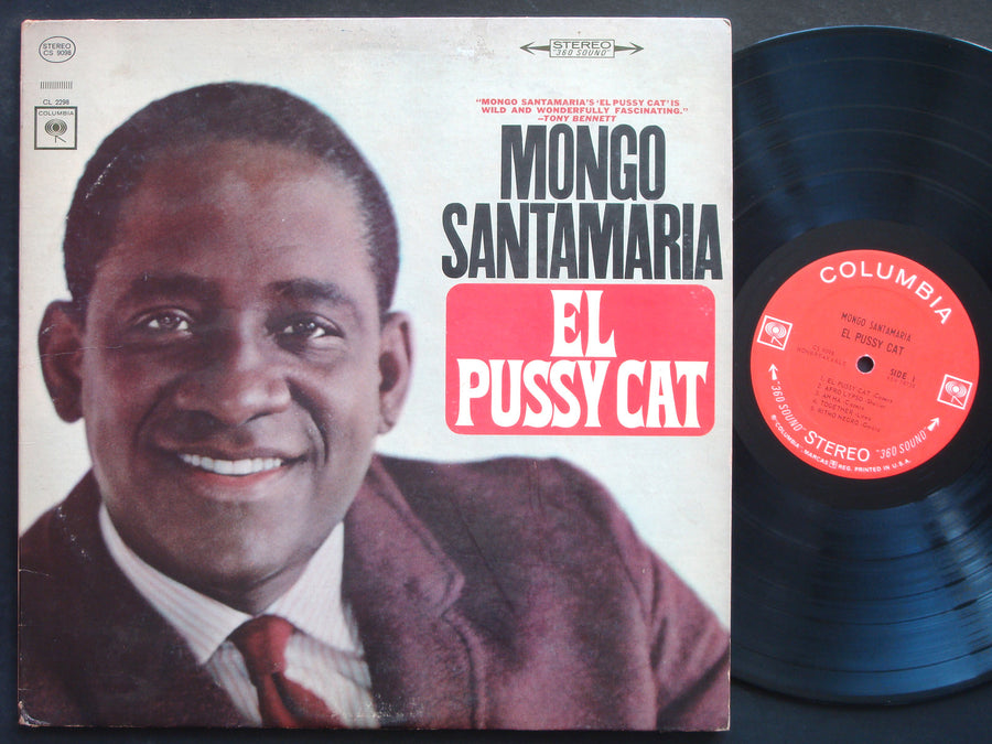 MONGO SANTAMARIA El Pussy Cat LP COLUMBIA CS 9098 Afro-Cuban Jazz Hubert Laws
