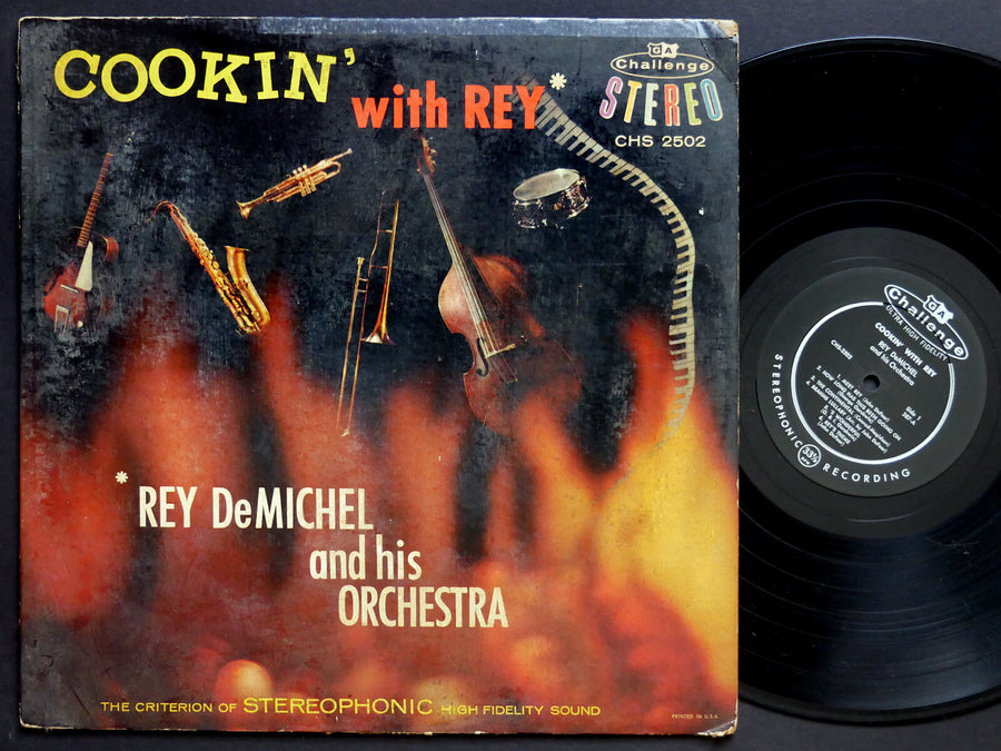 REY DEMICHEL Cookin' With Rey LP CHALLENGE CHS 2502 US 1959 DG MONO JAZZ