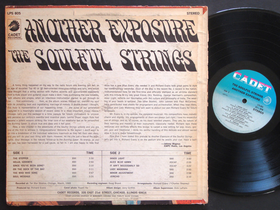 THE SOULFUL STRINGS Another Exposure LP CADET RECORDS LPS 805 US 1968 SOUL JAZZ
