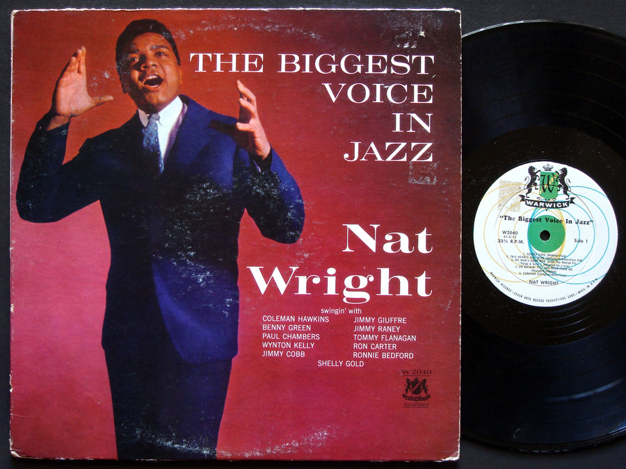 NAT WRIGHT MAL WALDRON WYNTON KELLY The Biggest Voice In Jazz LP WARWICK W2040