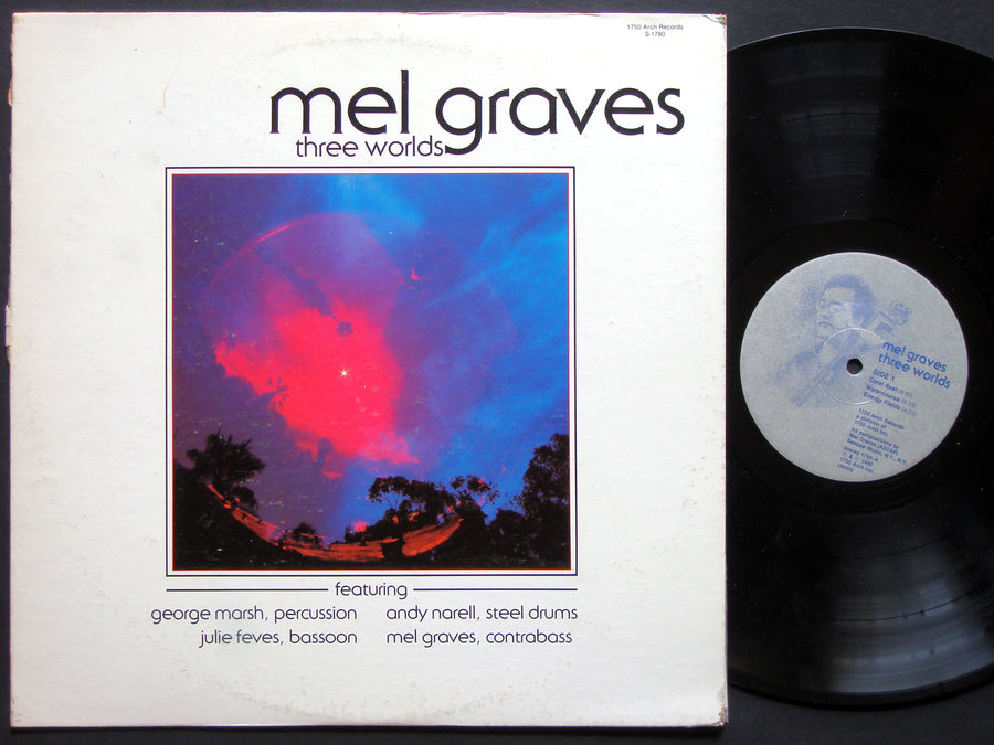 MEL GRAVES Three Worlds LP 1750 ARCH RECORDS S-1780 US 1980 FREE JAZZ FUSION