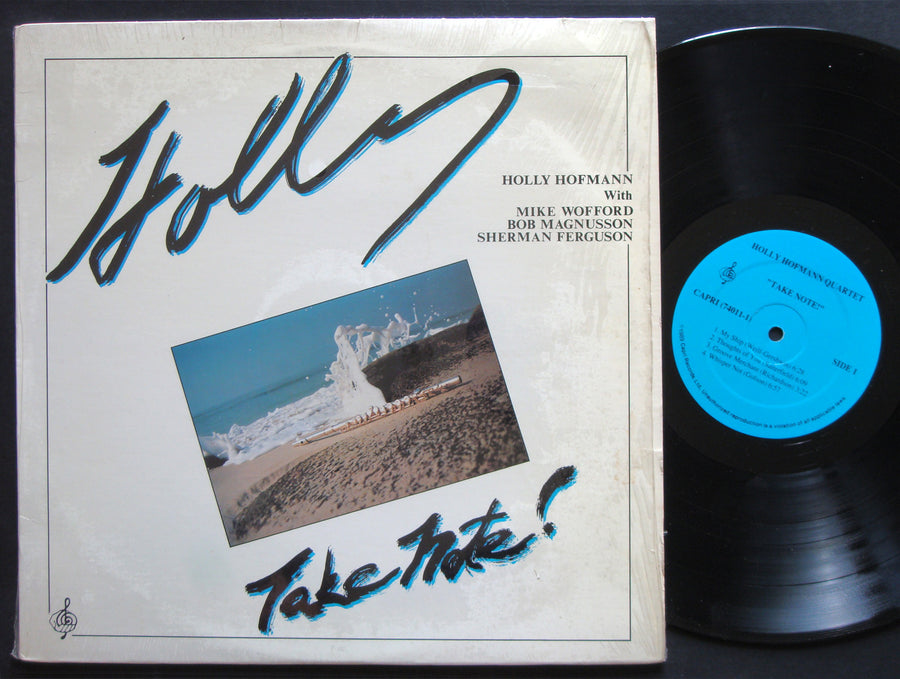 HOLLY HOFMANN Take Note ! LP CAPRI RECORDS CAPRI 74011-1 US 1989 JAZZ CLEAN