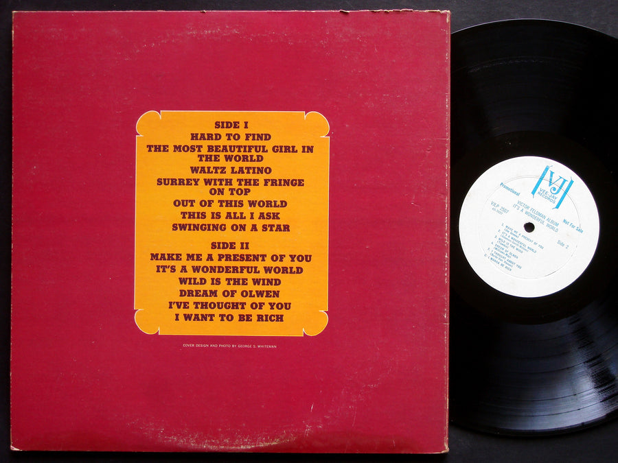 VICTOR FELDMAN It's A Wonderful World LP VEE JAY VJLP 2507 US 1964 JAZZ PROMO