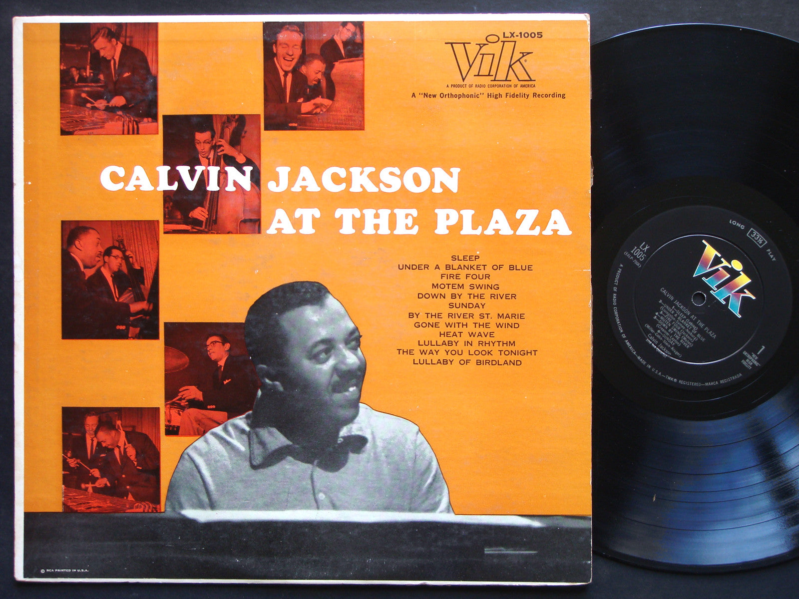 CALVIN JACKSON At The Plaza LP VIK LX-1005 US 1954 JAZZ DG MONO Peter Appleyard