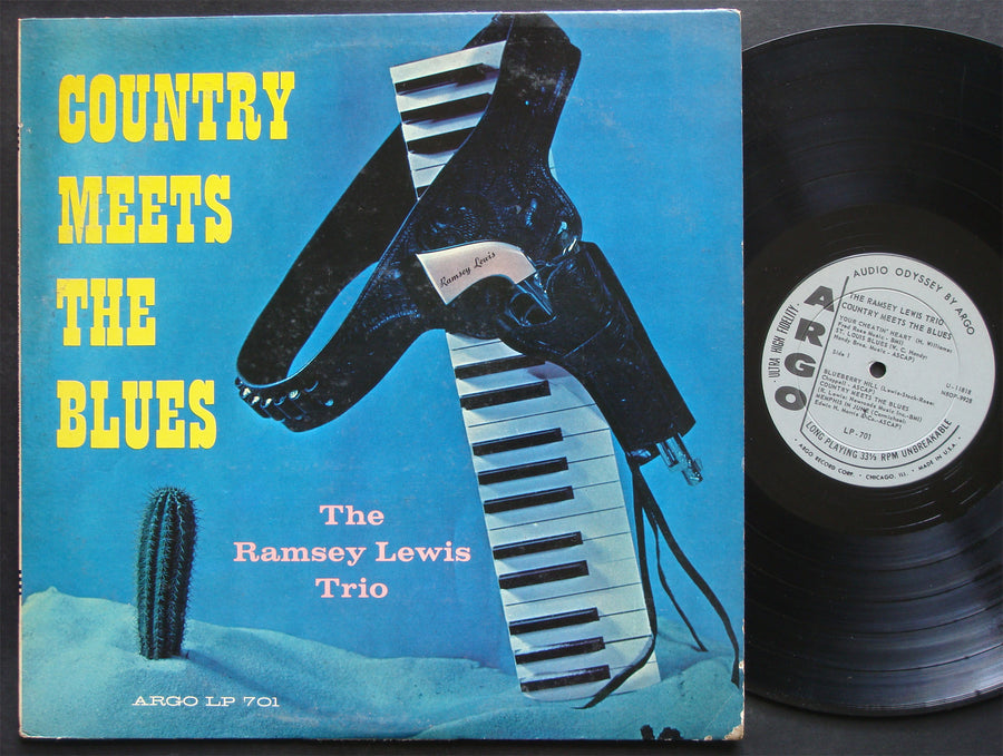 RAMSEY LEWIS TRIO Country Meets The Blues LP ARGO LP-701 US 1962 JAZZ DG MONO