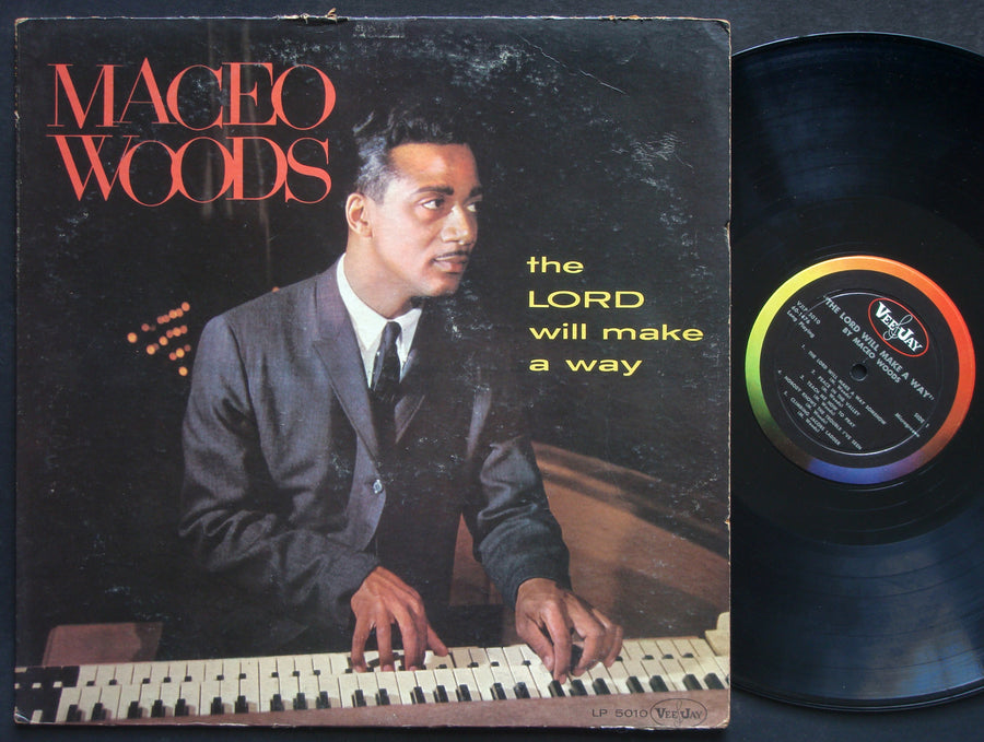 MACEO WOODS The Lord Will Make A Way LP VEE JAY RECORDS VJLP 5010 DG MONO