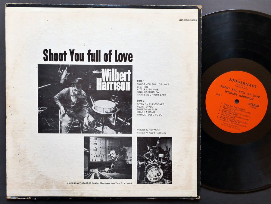 WILBERT HARRISON Shoot You Full Of Love LP JUGGERNAUT 8803 US 1971 Soul Blues