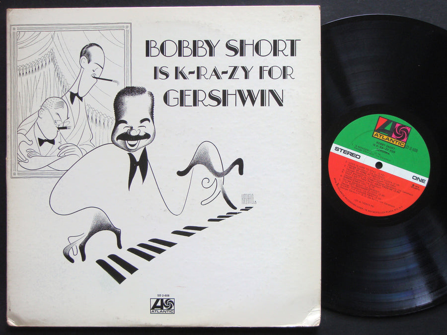 BOBBY SHORT Is K-Ra-Zy For Gershwin 2 x LP ATLANTIC SD 2-608 US 1973 JAZZ