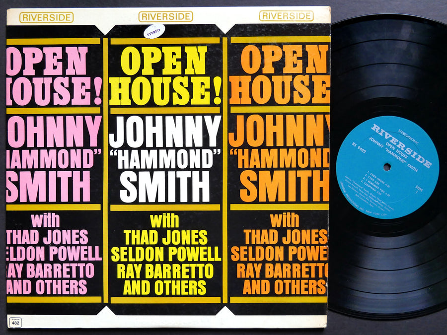 JOHNNY HAMMOND SMITH Open House! LP RIVERSIDE RS 9482 US 1966 JAZZ Thad Jones