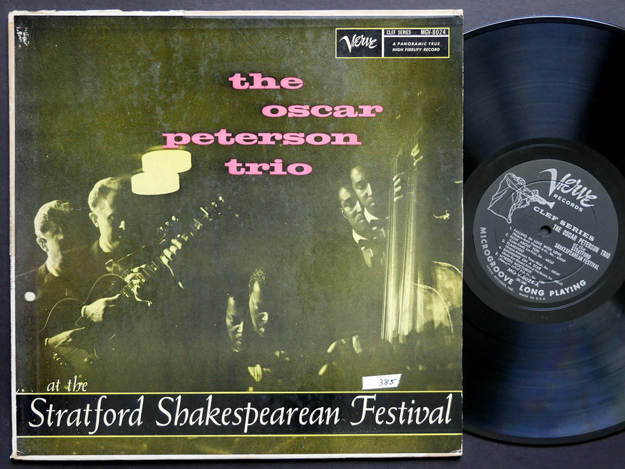 OSCAR PETERSON At The Stratford Shakespearean Festival LP VERVE MGV-8024 DG MONO