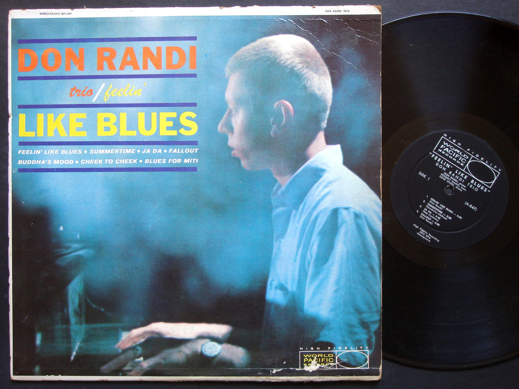 DON RANDI TRIO Feelin' Like Blues LP WORLD PACIFIC RECORDS WP-1297 US 1960 MONO
