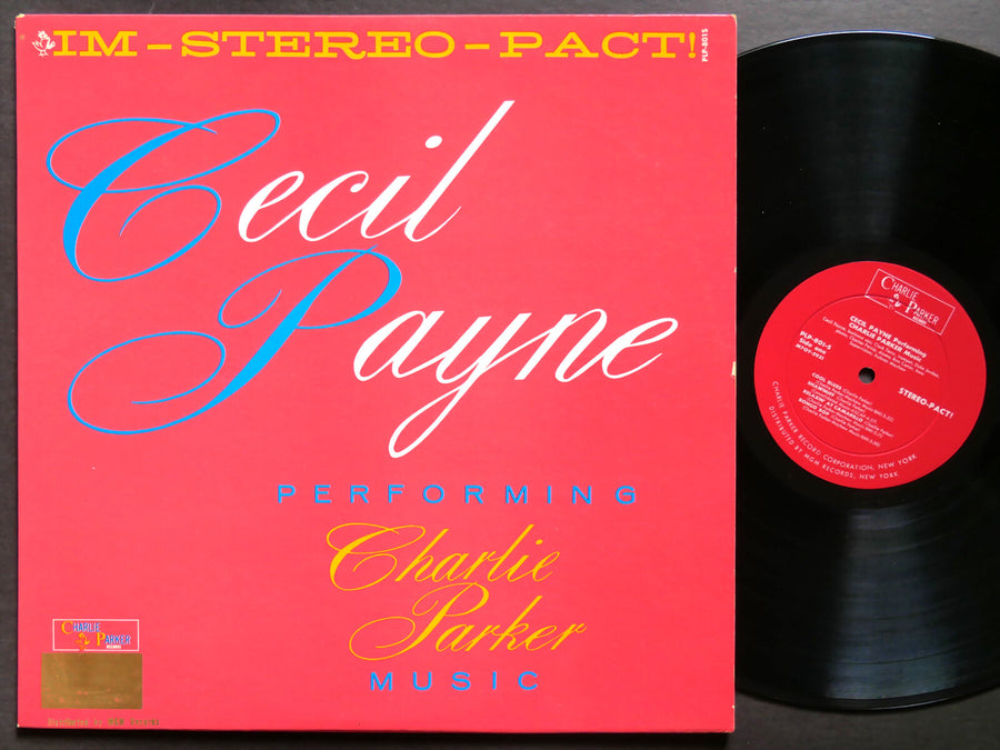 CECIL PAYNE Performing Charlie Parker LP CHARLIE PARKER RECORDS PLP-801 DG MONO
