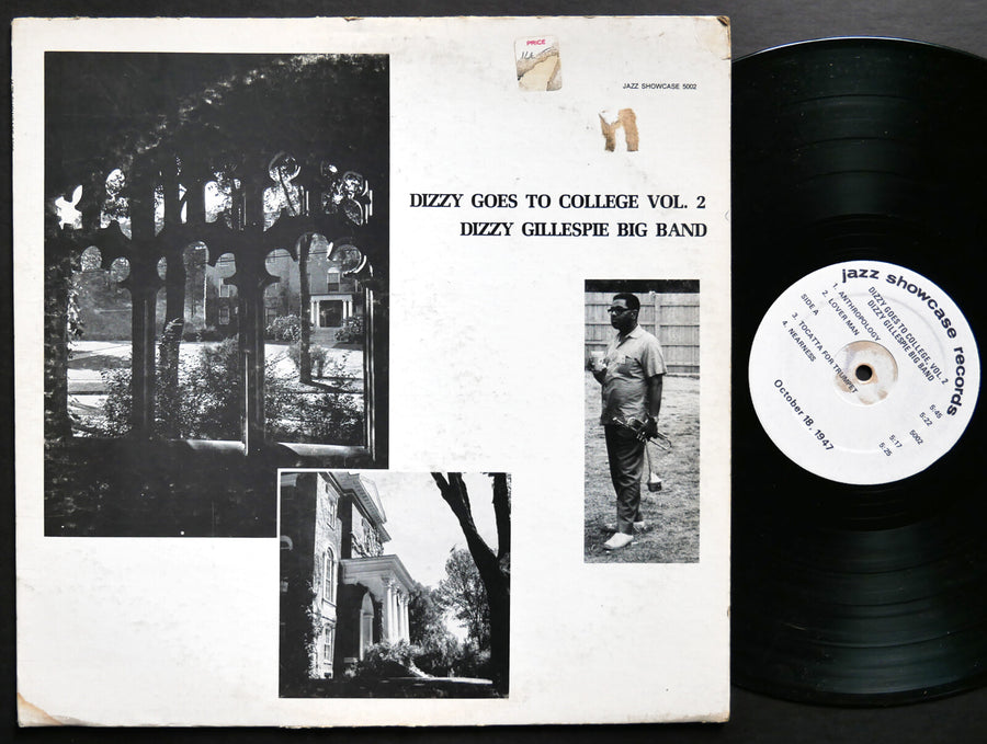 DIZZY GILLESPIE Goes To College Vol. 2 LP JAZZ SHOWCASE 5002 Milt Jackson
