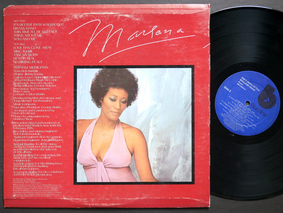 MARLENA SHAW Just A Matter Of Time LP BLUE NOTE BN-LA606-G US 1976 Jazz Funk