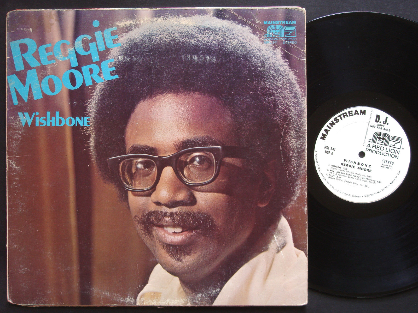 REGGIE MOORE Wishbone LP MAINSTREAM RECORDS MRL 341 US 1971 PROMO