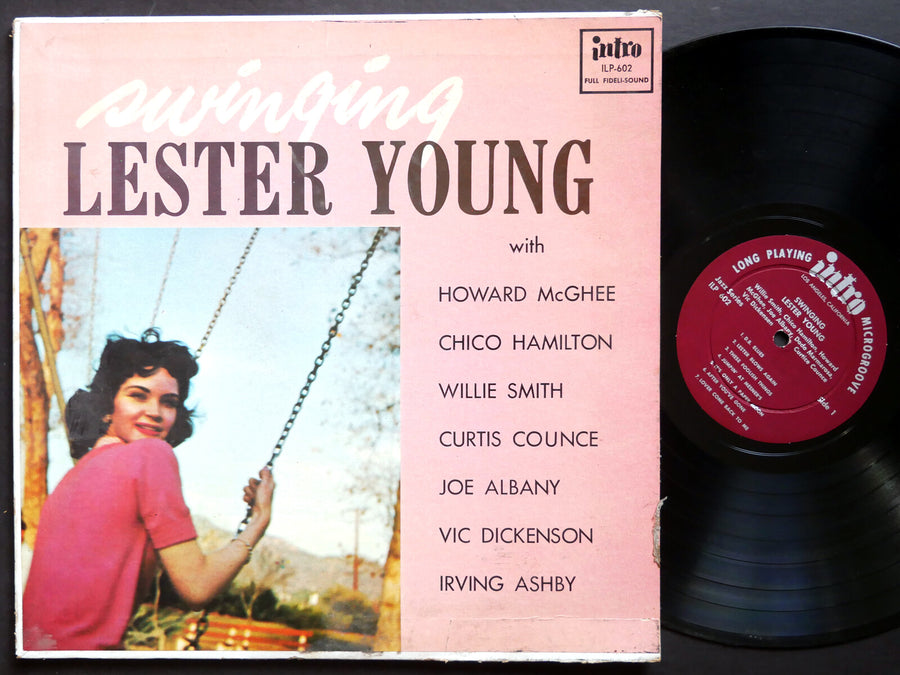 LESTER YOUNG HOWARD MCGHEE CHICO HAMILTON Swinging LP INTRO ILP-602 DG MONO