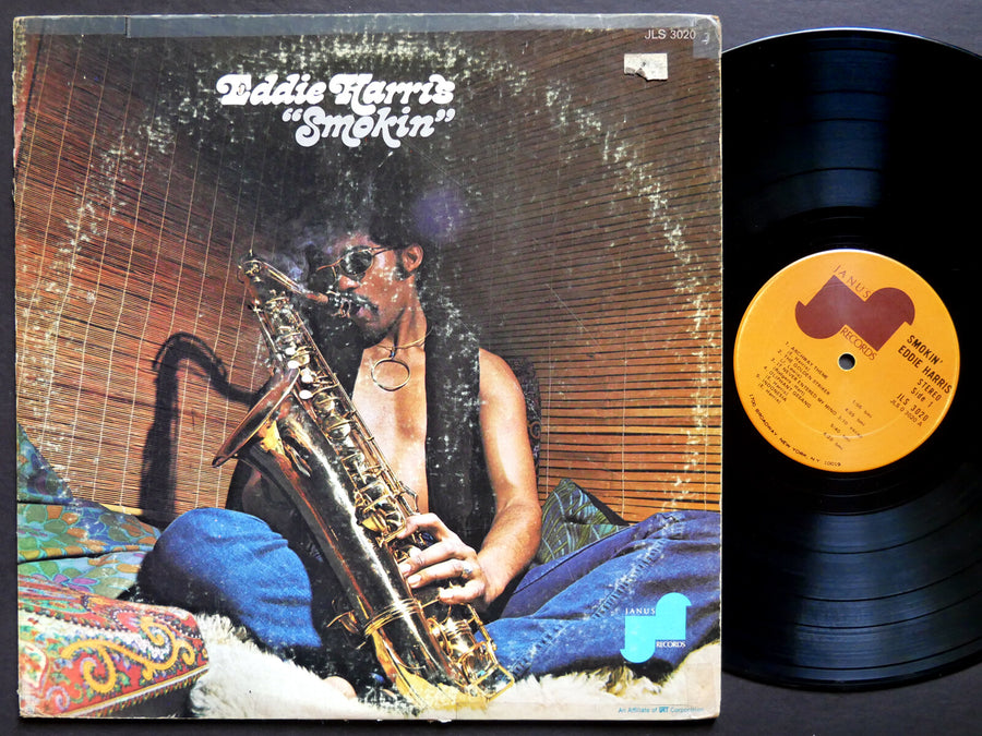 EDDIE HARRIS Smokin LP JANUS RECORDS JLS 3020 US 1970 Jazz