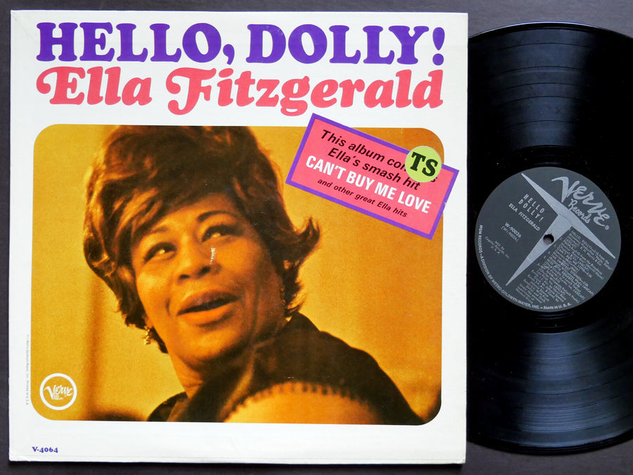 ELLA FITZGERALD Hello, Dolly! LP VERVE RECORDS W-9002 US 1964 DG MONO VOCAL JAZZ