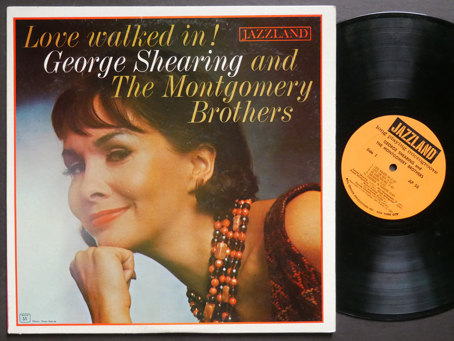 GEORGE SHEARING THE MONTGOMERY BROTHERS Love Walked In! JAZZLAND JLP 55 MONO