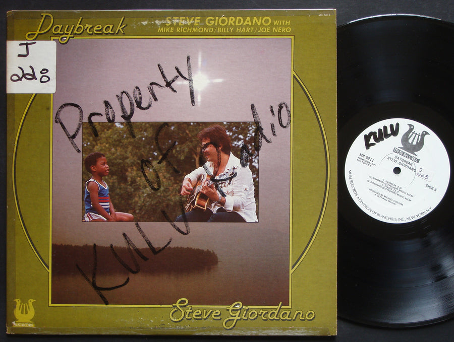 STEVE GIORDANO Daybreak LP  MUSE RECORDS MR 5211 US 1979 PROMO Mike Richmond