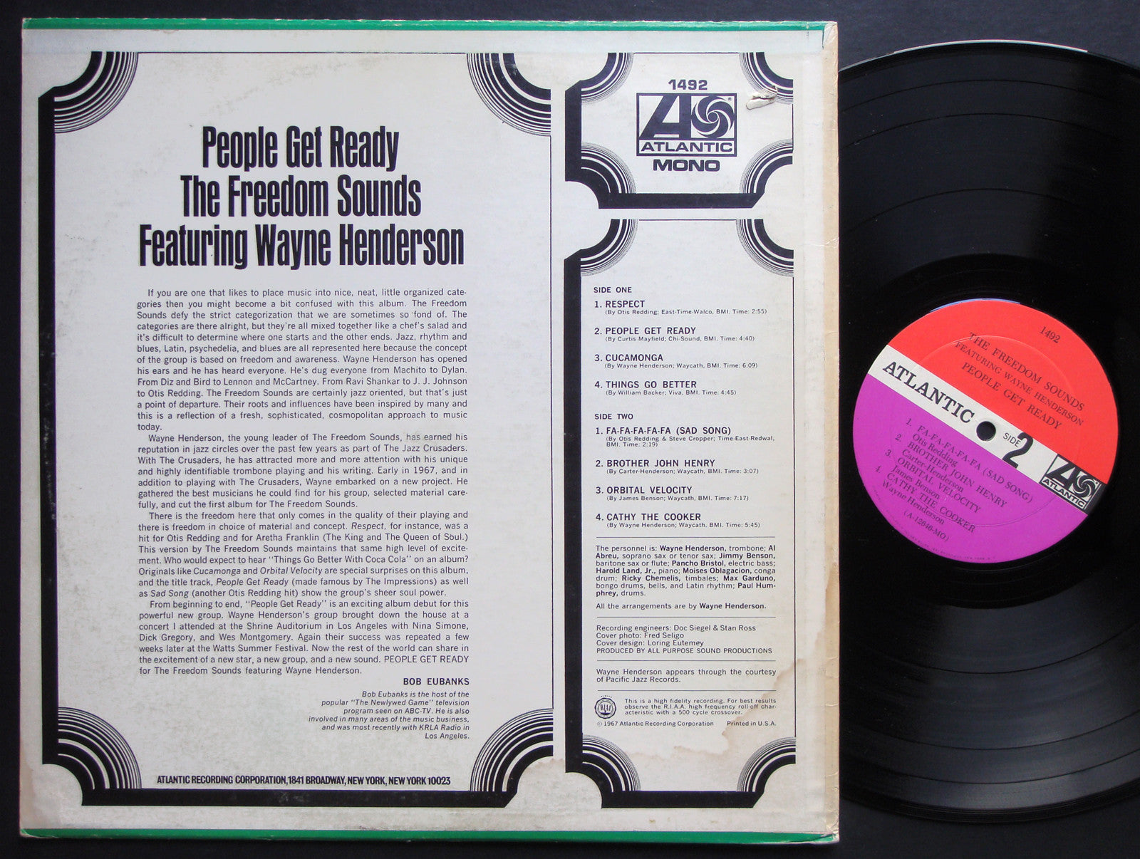 FREEDOM SOUNDS WAYNE HENDERSON People Get Ready LP ATLANTIC 1492 US 1967 MONO