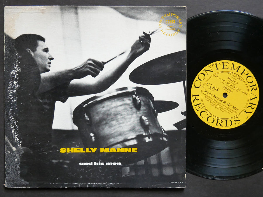 SHELLY MANNE And His Men 10" LP CONTEMPORARY C 2503 US 1953 DG MONO Marty Paich