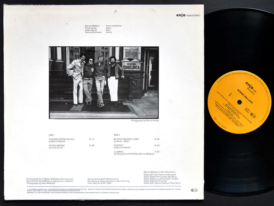 BENNIE WALLACE Trio & CHICK COREA ENJA RECORDS 4028 Germany 1982 JAZZ