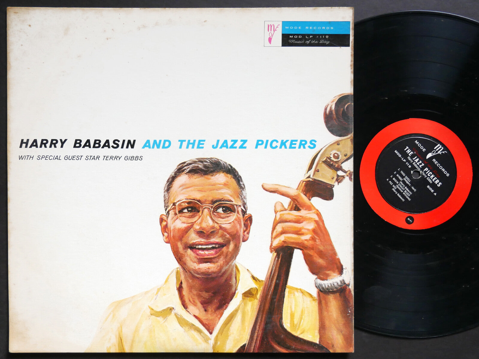 HARRY BABASIN And The Jazz Pickers LP MODE MOD LP-119 US '57 DG MONO Terry Gibbs