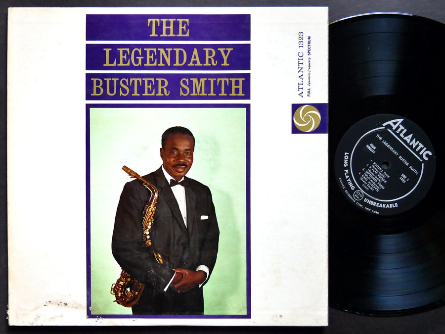 BUSTER SMITH The Legendary LP ATLANTIC 1323 US 1960 JAZZ DG MONO