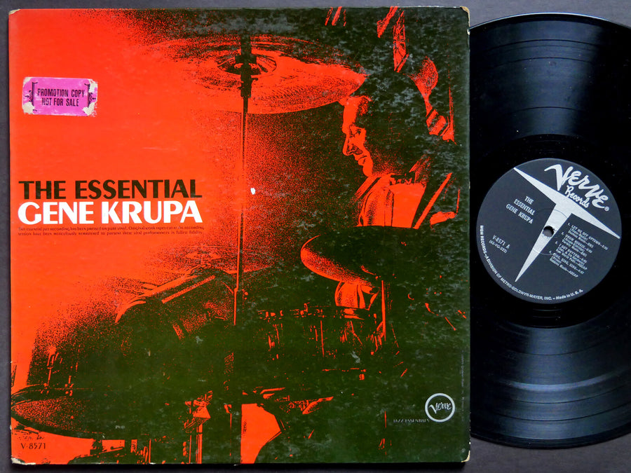 GENE KRUPA The Essential LP VERVE RECORDS V-8571 MONO Anita O'Day Roy Eldridge