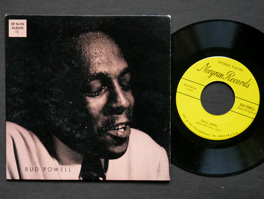 BUD POWELL Jazz Original Album Vol. 2 NORGRAN EP N-94 Max Roach Percy Heath 45