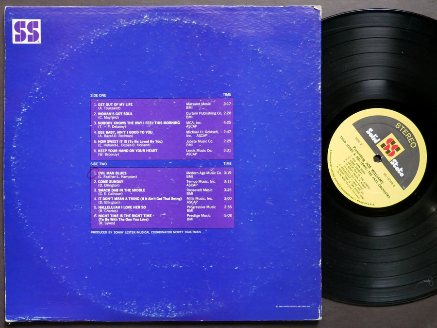 JOE WILLIAMS THAD JONES MEL LEWIS The Jazz Orchestra LP SOLID STATE SS 18008