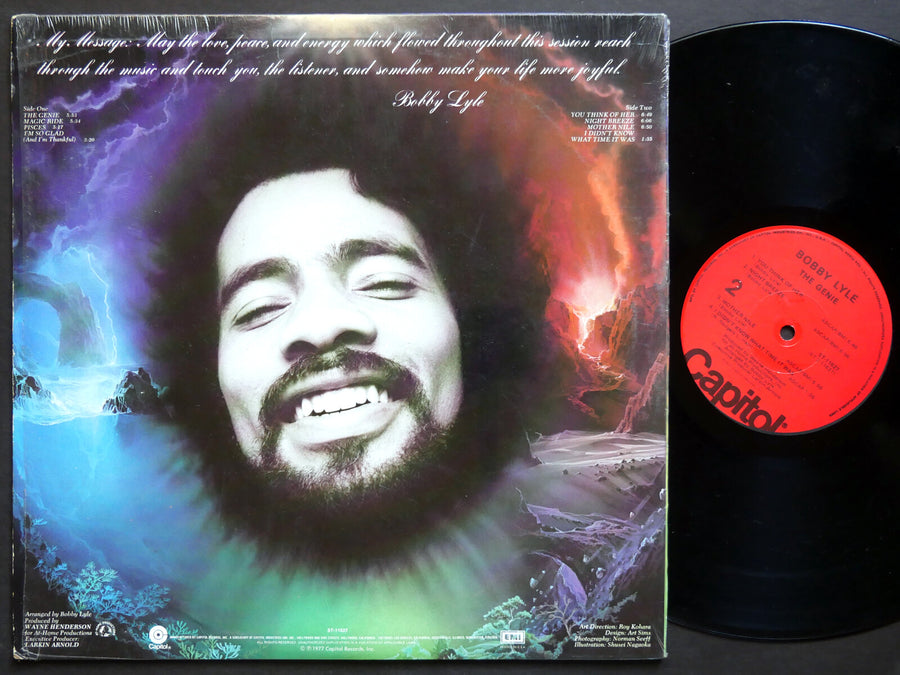 BOBBY LYLE The Genie LP CAPITOL RECORDS ST-11627 US 1977 Jazz Funk Soul