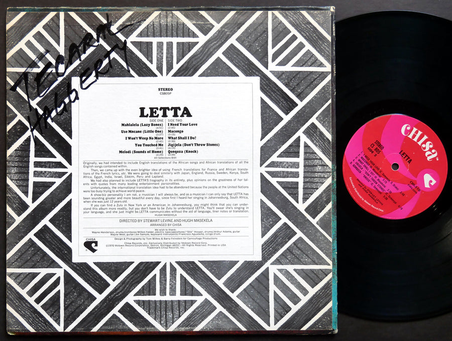 LETTA Self Titled LP CHISA CS 805 US 1970 Soul Funk Blues