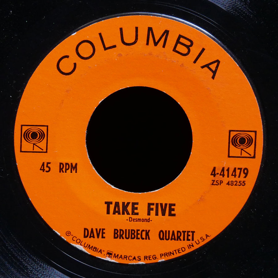 DAVE BRUBECK QUARTET Take Five / Blue Rondo A La Turk LP COLUMBIA 4-41479 JAZZ