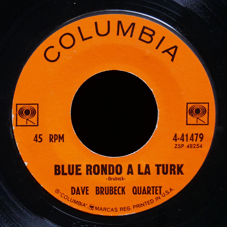 DAVE BRUBECK QUARTET Take Five / Blue Rondo A La Turk LP COLUMBIA 4-41479 JAZZ