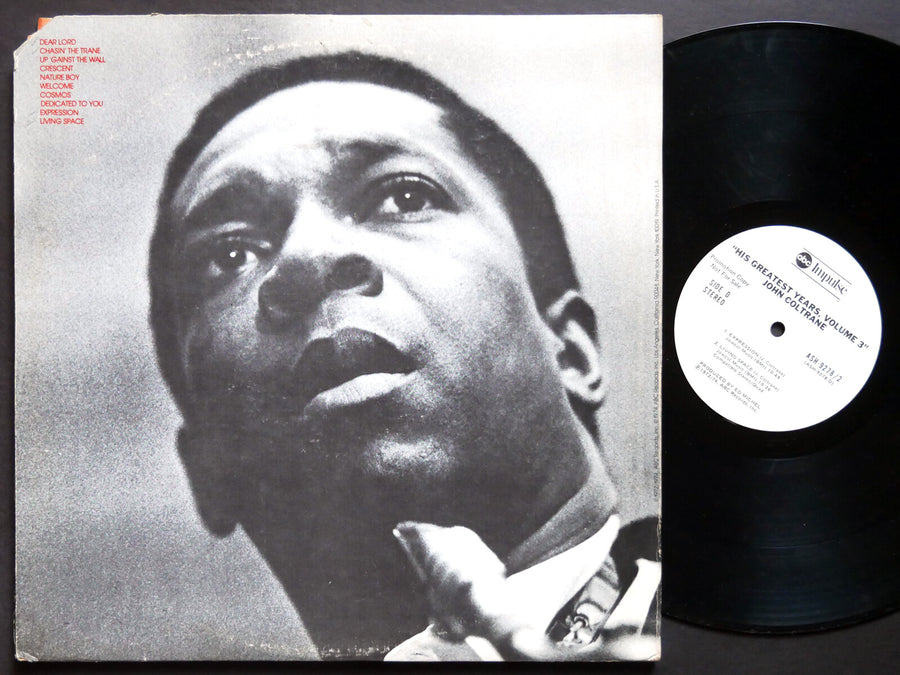 JOHN COLTRANE The Best Of His Greatest Years Vol. 3 LP IMPULSE! ASH-9278-2 PROMO