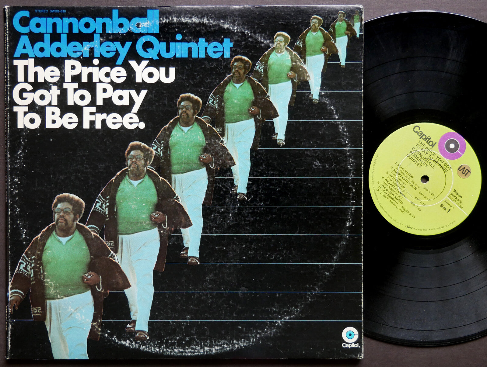 CANNONBALL ADDERLEY The Price You Got To Pay To Be Free 2 x LP CAPITOL SWBB-636