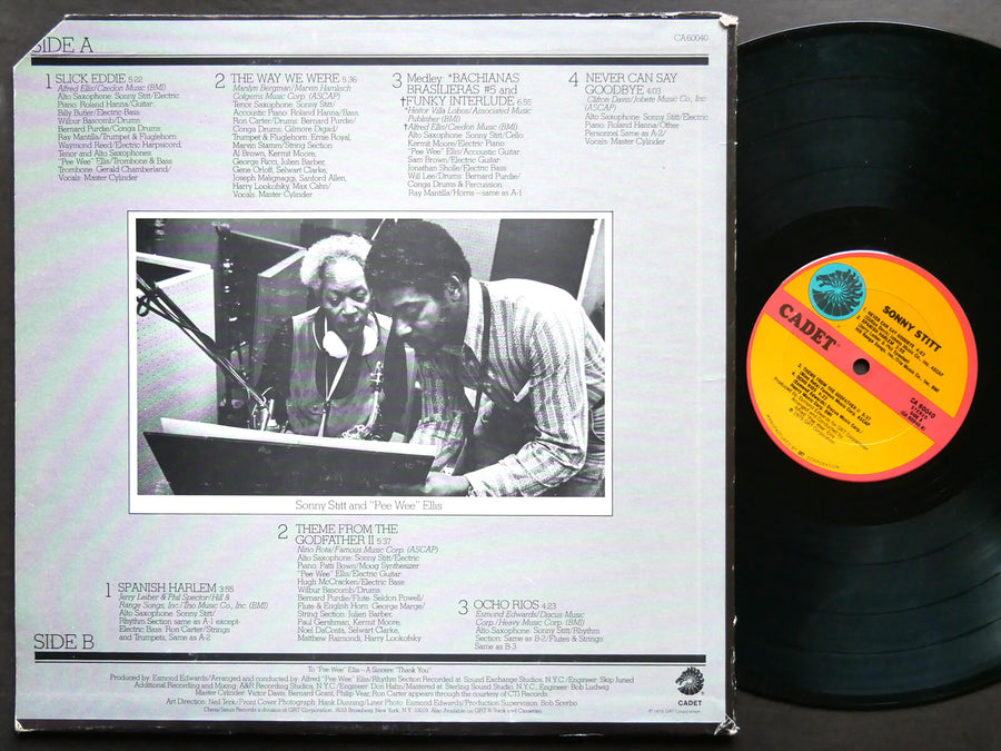SONNY STITT Never Can Say Goodbye LP CADET CA 60040 US 1975 Jazz Funk
