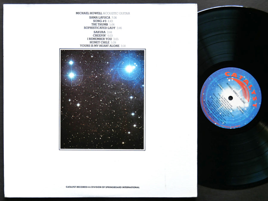 MICHAEL HOWELL Alone LP CATALYST RECORDS CAT-7615 US 1977 JAZZ
