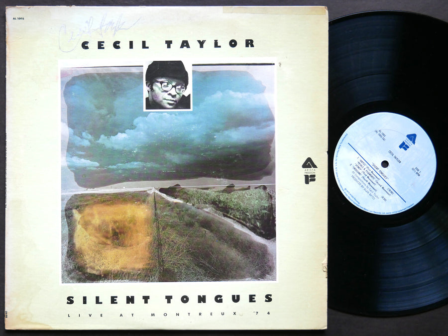 CECIL TAYLOR Silent Tongues: Live At Montreux '74 LP ARISTA AL 1005 SIGNED