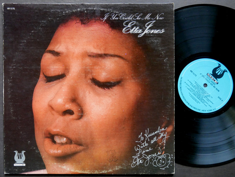 ETTA JONES If You Could See Me Now LP MUSE MR 5175 US 1979 Idris Muhammad SIGNED
