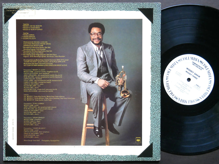 WOODY SHAW Woody Three LP COLUMBIA JC 35977 US '79 Buster Williams Curtis Fuller