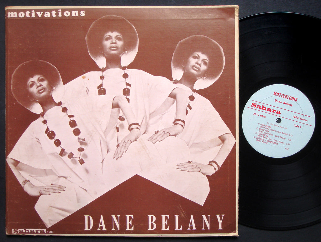 DANE BELANY Motivations LP SAHARA RECORDS 1005 US 1975 FREE JAZZ POETRY