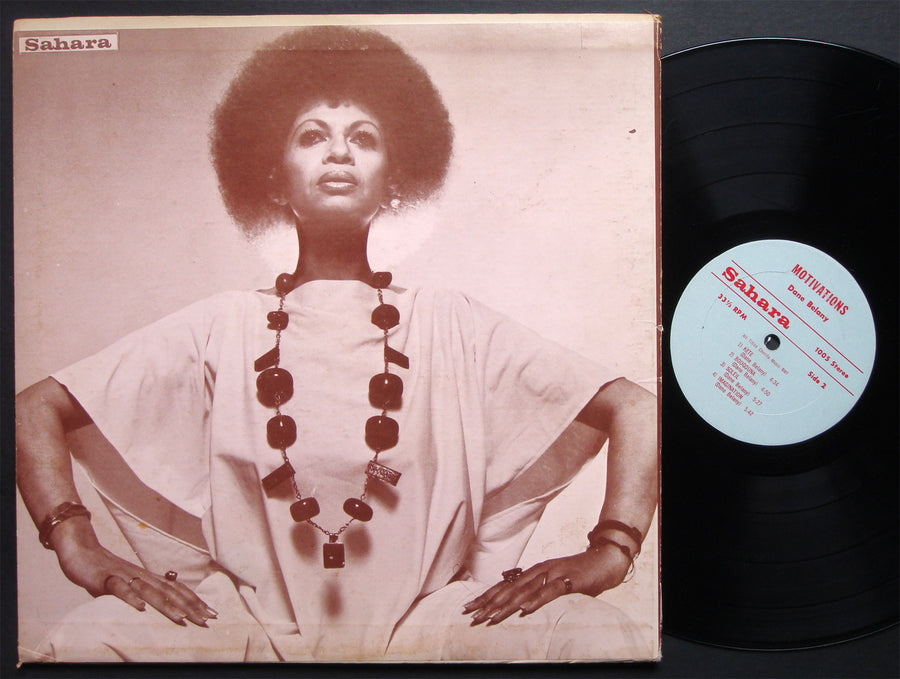 DANE BELANY Motivations LP SAHARA RECORDS 1005 US 1975 FREE JAZZ POETRY