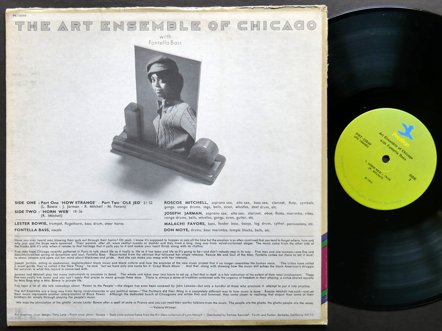 THE ART ENSEMBLE OF CHICAGO With Fontella Bass LP PRESTIGE PR 10049 US 1972 JAZZ
