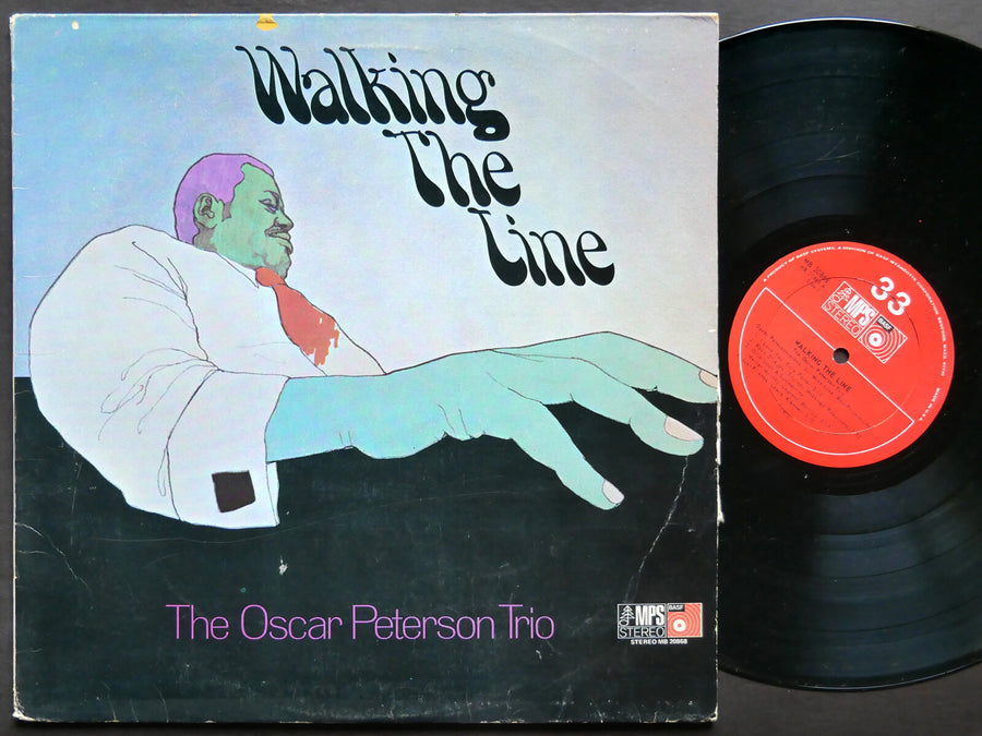 OSCAR PETERSON TRIO Walking The Line LP MPS RECORDS MB 20868 US 1972 JAZZ