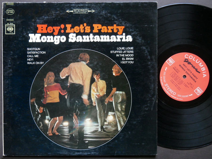 MONGO SANTAMARIA Hey! Let's Party LP COLUMBIA CS 9273 US 1966 2-EYE Hubert Laws