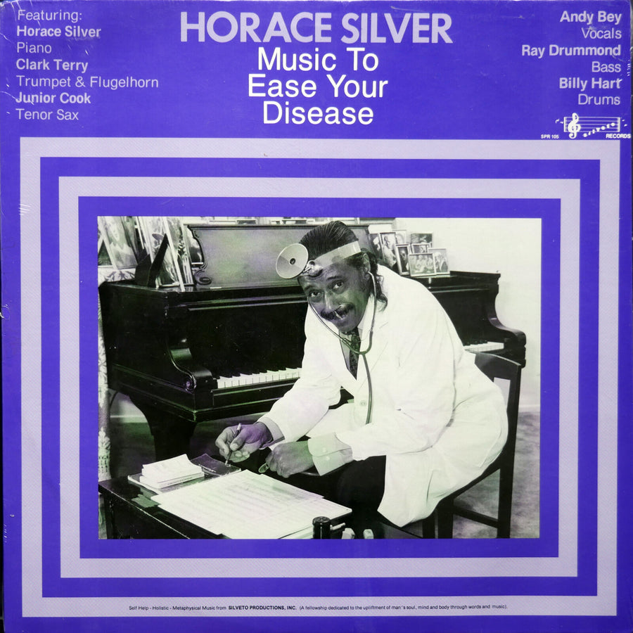 HORACE SILVER Music To Ease Your Disease LP SILVETO SPR 105 US 1988 Billy Hart
