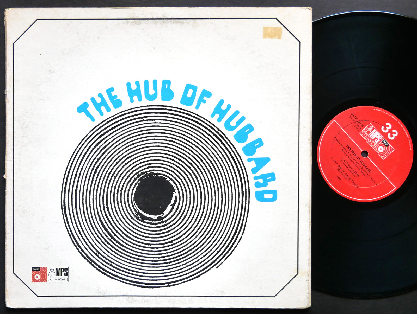 FREDDIE HUBBARD The Hub Of Hubbard LP MPS RECORDS BASF 20726 US 1972 Louis Hayes